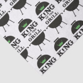 Koning van de Gril, zwarte groene kroon Tissuepapier (Detail)