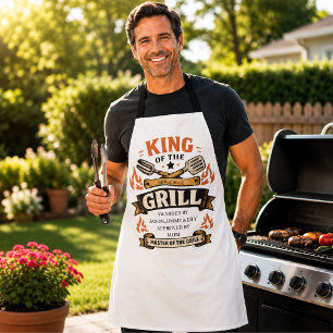Koning van de Grill BBQ Vader Vaderdag Schort