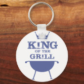 Koning Van De Grill, Blauwe Sleutelhanger (Voorkant)
