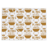 Koning van de Grill, goud Groot Cadeauzakje (Achterkant)