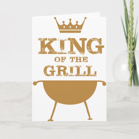 Koning van de Grill, goud Kaart (Voorkant)