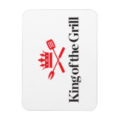 Koning van de Grill Magneet (Verticaal)