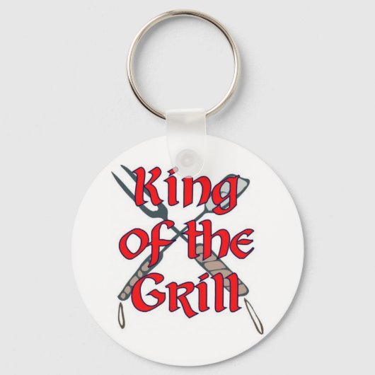Koning van de Grill Sleutelhanger (Voorkant)
