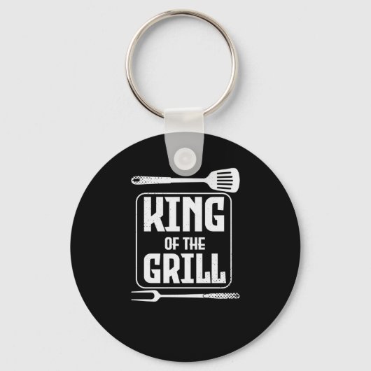 Koning van de GRILL Sleutelhanger (Voorkant)