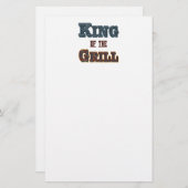 Koning van de Grill Stationery Briefpapier (Voorkant / Achterkant)