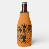 Koning van de Grillblik of Flessenkoeler Flesjeskoeler (Fles Voorkant)
