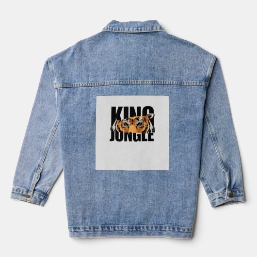 Koning van de Jungle Denim Jacket (Achterkant)
