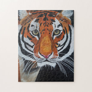 Koning van de Jungle Schilderij van Alfred Fox Legpuzzel