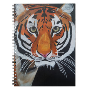 Koning van de Jungle Schilderij van Alfred Fox Notitieboek