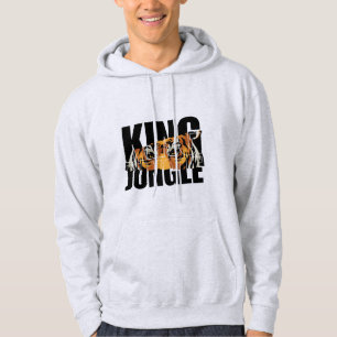 Koning van de Jungle Tijger Heren Hoodie