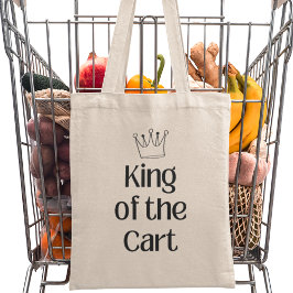 Koning van de Kar Moderne Kruidenierswinkel Tote Bag