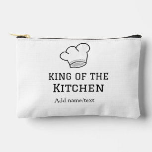 Koning van de keuken chef koken voeg naam kroon ha etui