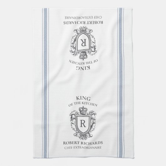 Koning van de keuken Cook Chef Custom Handdoek Pri (Verticaal)
