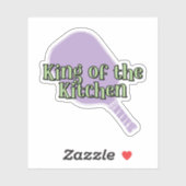 Koning van de Keuken Pickleball Paddle Sticker (Vel)