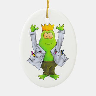 Koning van de Kikkikker van het Lab Keramisch Ornament