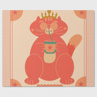 Koning van de koelte cadeaupapier