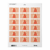 Koning van de koelte etiket (Full Sheet)