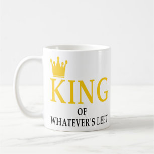 Koning van de linkse bruiloft-koppels geeft ideeë koffiemok