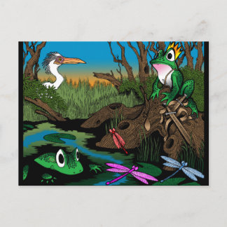 Koning van de moeras briefkaart