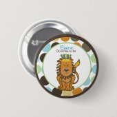 KONING VAN DE NAAM VAN HET OERWOUD - AANgepaste Bu Ronde Button 5,7 Cm (Voorkant /achterkant)