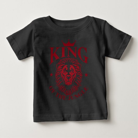 Koning van de Oerwoud Baby T-Shirt (Voorkant)