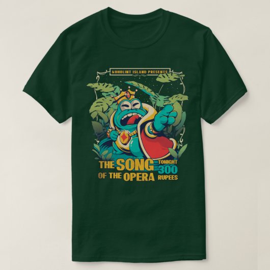 Koning van de opera t-shirt (Design voorkant)