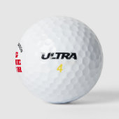 Koning van de Rough Grappige Gepersonaliseerde Naa Golfballen (Logo)