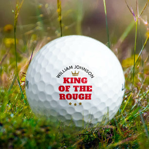 Koning van de Rough Grappige Gepersonaliseerde Naa Golfballen