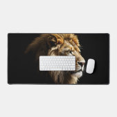 Koning van de Savannah Glossy Bureaumat (Keyboard & Muis)