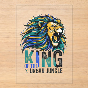 Koning van de Stedelijke Jungle Acryl Uitnodigingen