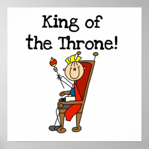 Koning van de troon poster