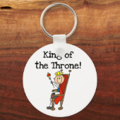 Koning van de troon sleutelhanger (Voorkant)
