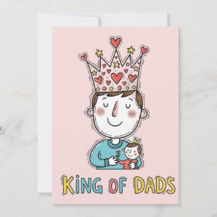 Koning van de vaders Vaderdag Kaart