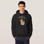 Koning van de vuilniskatten van het Kat van strooi Hoodie (Voorkant volledig)
