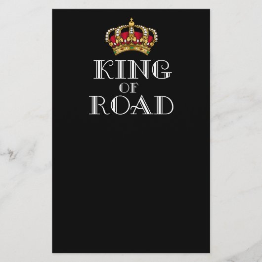 Koning van de weg flyer (Voorkant)