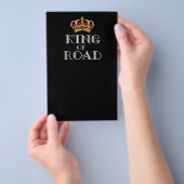 Koning van de weg flyer (Hand)