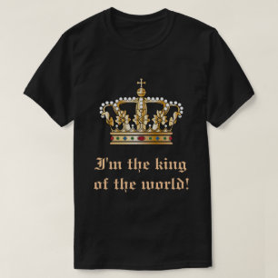 Koning van de wereld t-shirt