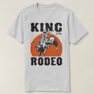 Koning van de Westerne Humor van het Cowboy-land R T-shirt