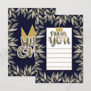 Koning van de Wilde Dingen Eén 1e Verjaardag Bedan Kaart