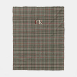 Koning van Engeland Balmorele Royal Tartan Fleece Deken
