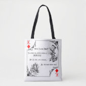 Koning van Gehoorlijk Alice Canvas tas (Voorkant)