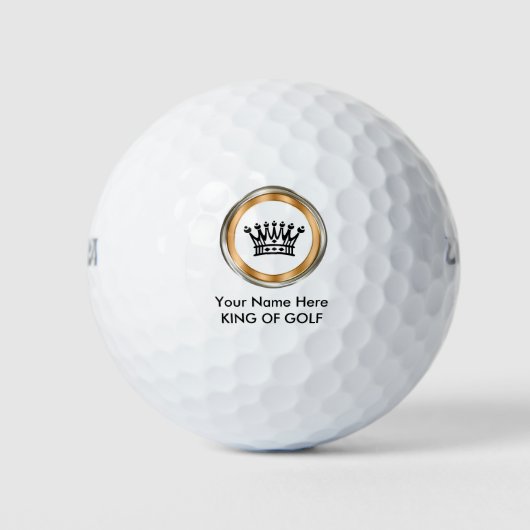 Koning Van Golf Monogram Golfballen (Voorkant)