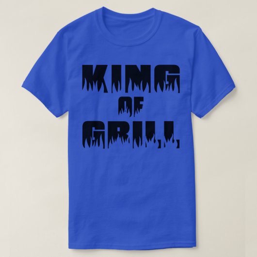 Koning van grill t-shirt (Design voorkant)