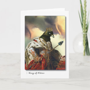 Koning van het Aether Tarot Wenskaart Kaart