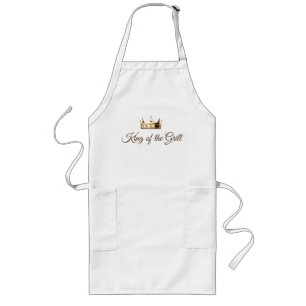 Koning van het Grill Gold Crown Schort
