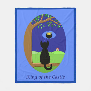 Koning van het kasteel fleece deken