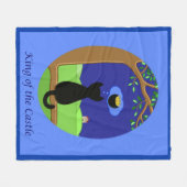 Koning van het kasteel fleece deken (Voorkant (Horizontaal))