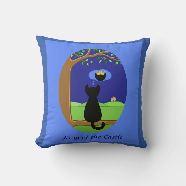 Koning van het kasteel Omkeerbaar Kussen (Voorkant)