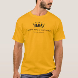 Koning van het kasteel! t-shirt