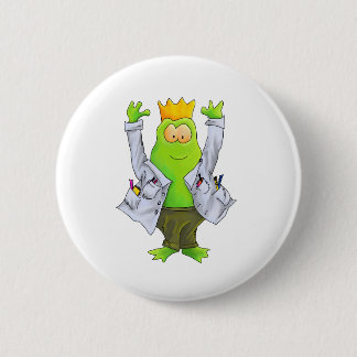 Koning van het Lab Ronde Button 5,7 Cm